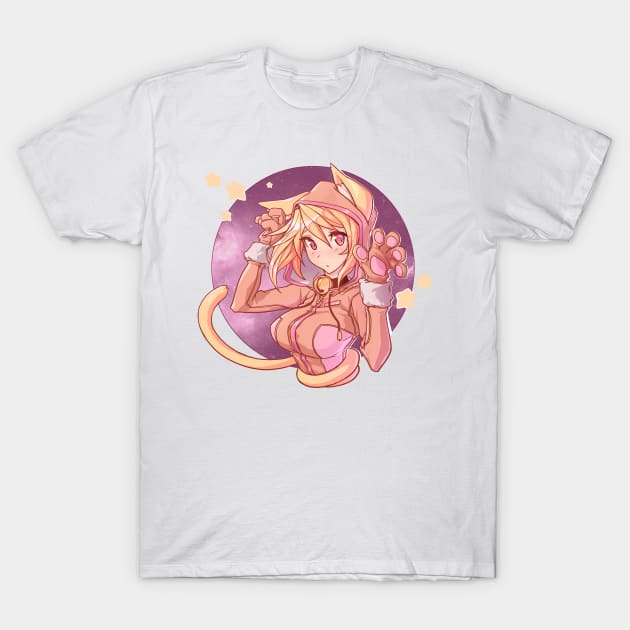 space cat girl T-Shirt by Ignat02
